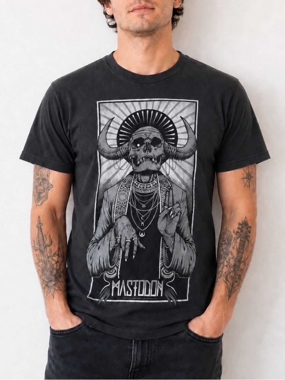 Mastodon 2019 Tour T Shirt M Heavy Metal Band Tee Concert Graphic Double Sided